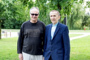 Fabio Savianas ir Jonas Navikas / Organizatorių archyvo nuotr.