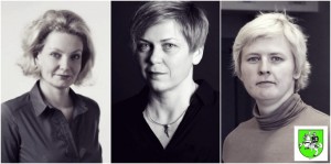 Margarita Jankauskaitė, Laima Kreivytė, Dovilė Jakniūnaitė, manoteises.lt fotokoliažas.