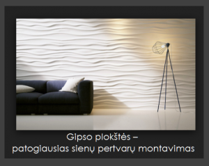 Gipso kartono plokštės