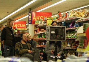 Filmo „Šventasis“ filmavimo aikštelė. / © Mindaugo Česlikausko nuotr.