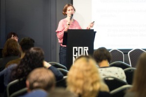 Konferencijos akimirka, Augusto Didžgalvio nuotr.