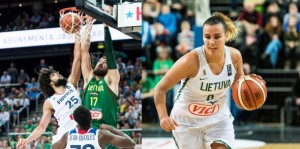 Jonas Valančiūna ir Kamilė Nacickaitė išrinkti geriausiais 2017-ųjų krepšininkais | LKF nuotr.