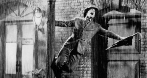 Kadras iš kino filmoi "Singin in the rain" (1951 m.)