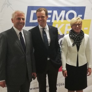 Vygaudas Ušackas, Gabrielius Landsbergis, Ingrida Šimonytė / © KaunoZinios.lt nuotr.