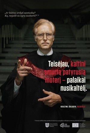 Kampanijos „Palaikyk“ plakatas.